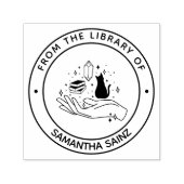 Tampon Auto-encreur De la bibliothèque de Stamp Stamp Chat Crystals (Design)