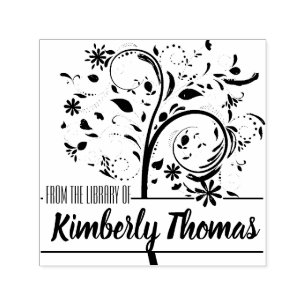 Tampon Auto-encreur De La Bibliothèque De Timbre Plaque - Ex Libris