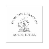 Tampon Auto-encreur De La Bibliothèque Du Timbre En Caoutchouc (Design)