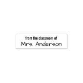 Tampon Auto-encreur De la classe de Nom du professeur (Design)