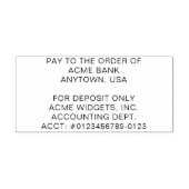 Tampon Auto-encreur Dépôt (Design)