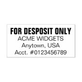 Tampon Auto-encreur Dépôt bancaire (Design)