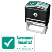 Tampon Auto-encreur "Des résultats fantastiques !" Remerciements Timbr (En situation)