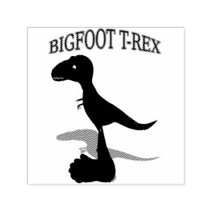 Tampon Auto-encreur Dessin de Bigfoot T-Rex