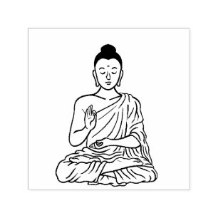 Tampon Auto-encreur Dessin de Bouddha Buddhism.net