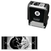 Tampon Auto-encreur Deux têtes de loup majestueuses (En situation)