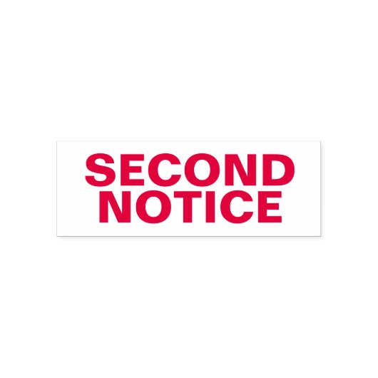 Tampon Auto-encreur Deuxième avis de facturation ou de facturation (Design)