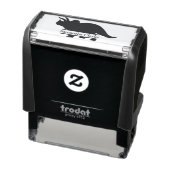 Tampon Auto-encreur Dinosaure Nom Tricératops auto-encastré Timbre (Produit)