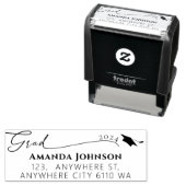 Tampon Auto-encreur Diplôme d'études supérieures simple (En situation)