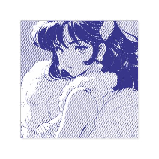 Tampon Auto-encreur Divas de l'anime (Design)