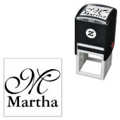 Tampon Auto-encreur do-it-yourself - Simple Monogramme / Nom (En situation)