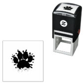 Tampon Auto-encreur Dog Paw Print Watercolor Canine Paw (En situation)