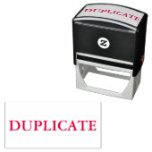 Tampon Auto-encreur Double Rouge (En situation)