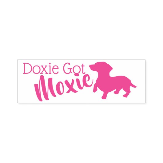 Tampon Auto-encreur Doxie A Moxie Auto-Inking Stamp (Design)