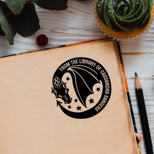 Tampon Auto-encreur Dragon Fantastique Parmi les Étoiles De la Bibliot