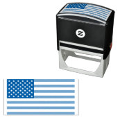 Tampon Auto-encreur Drapeau américain - États-Unis d'Amérique - Patrio (En situation)