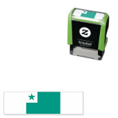 Tampon Auto-encreur drapeau espéranto, (En situation)