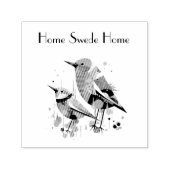 Tampon Auto-encreur Duet Aviary Scandi, sur mesure (Design)