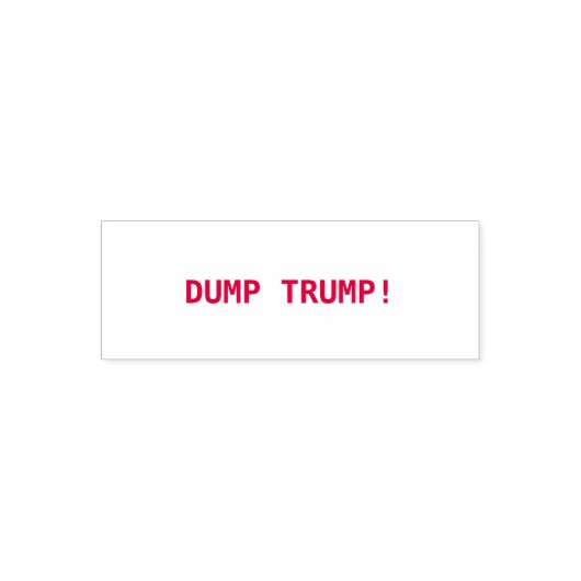 TAMPON AUTO-ENCREUR  DUMP TRUMP ! (Design)
