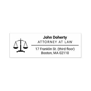 Tampon Auto-encreur Échelles de justice   Bureau du droit