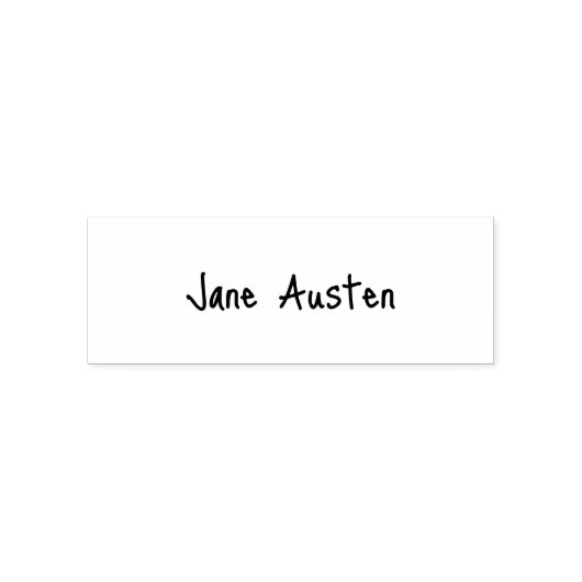 Tampon Auto-encreur Écriture manuscrite de signature de l'auteur simpl (Design)