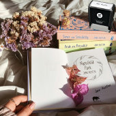 Tampon Auto-encreur Écriture manuscrite de signature de l'auteur simpl