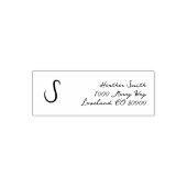 Tampon Auto-encreur Écriture monogramme (Design)