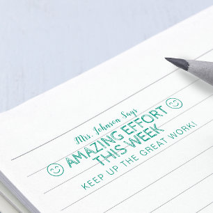 Tampon Auto-encreur Effort Épatant Enseignants Personnalisés