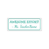 Tampon Auto-encreur "EFFORT INCROYABLE !" + Nom de l'instructeur perso (Design)