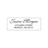Tampon Auto-encreur Elegant Address Stamp | Script Style (Design)