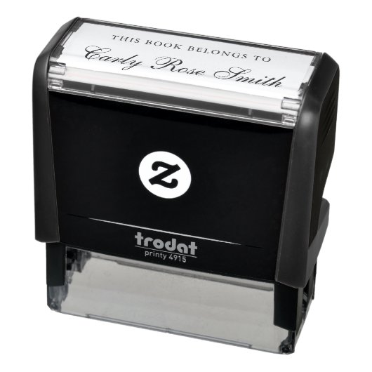 Tampon Auto-encreur Élégant Classic Cursif Ce Livre Appartient À (Produit)