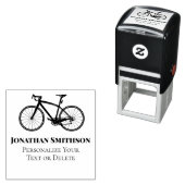 Tampon Auto-encreur Élégant Fun Retro Vélos Cool papeterie personnelle (En situation)