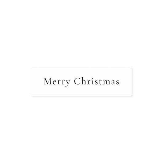 Tampon Auto-encreur Elegant Merry Christmas Self Inking Stamp for Holi (Design)