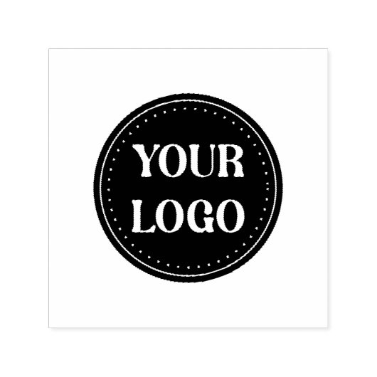 Tampon Auto-encreur élégant, moderne, raffiné et éditable. (Design)