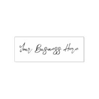 Élégant Script moderne Custom Business