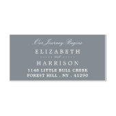 Tampon Auto-encreur Élégante mariée et chambre (Design)