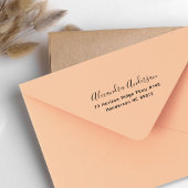 Tampon Auto-encreur Élégante typographie de script Adresses de retour