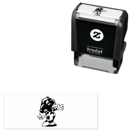 Tampon Auto-encreur Elephant au Pyjamas (En situation)