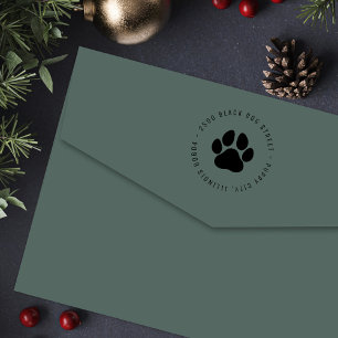 Tampon Auto-encreur Empreinte de patte Lover pour animaux de compagnie