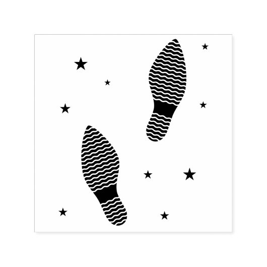 Tampon Auto-encreur Empreintes Fairy Avec Étoile Poussière Imprimée (Design)