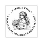 Tampon Auto-encreur Enchanter le Mariage de l'Anime (Design)