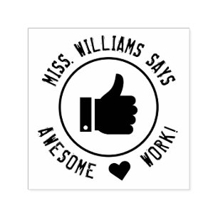 Tampon Auto-encreur Encouragement Des Enseignants De Travail Awesome P