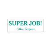 Tampon Auto-encreur Encourager "SUPER EMPLOI !" Timbre en caoutchouc T (Design)