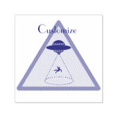 Tampon Auto-encreur Enlèvement d'Alien UFO Thunder_Cove (Design)