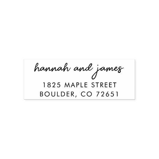 Tampon Auto-encreur Enregistrer l'adresse de retour Date et Faire-part (Design)