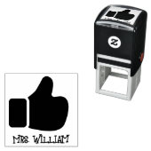 Tampon Auto-encreur Enseignant Comme Pouce Hisser Louange Évaluation E (En situation)