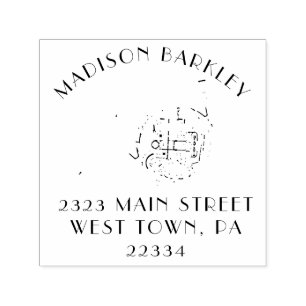 Tampon Auto-encreur Enseignant de la musique de la Corne française