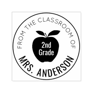 Tampon Auto-encreur Enseignant et niveau   De la classe de