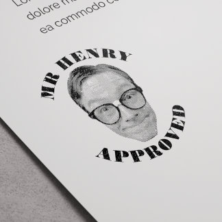 Tampon Auto-encreur Enseignant Funny Visage Approuvé