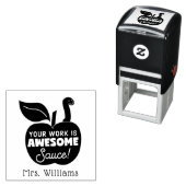 Tampon Auto-encreur Enseignants Pomme Inspirationnelle Awesome Timbre (En situation)